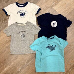 Lot of four Janie and Jack 12-18 Month T-Shirts